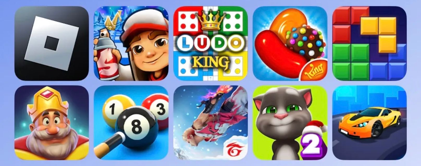 15 of the Most Played Mobile Games